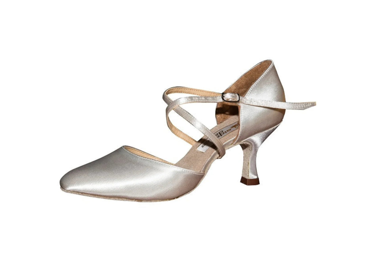 Aida Dance 030E - Women's Latin Dance Shoes, Natural Suede Insole, Fully Customizable, Professional Dance Shoes
