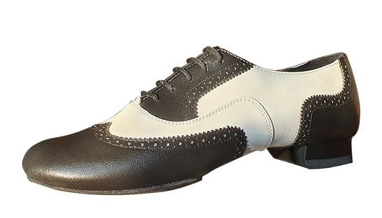 140 Black & White Natural leather