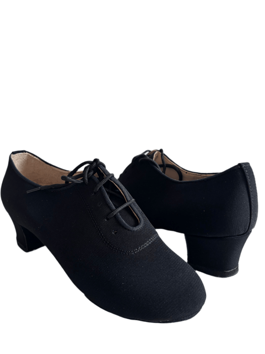 Aida Dance Shoes for Women 121D, Practice or Teacher - Black Cloth