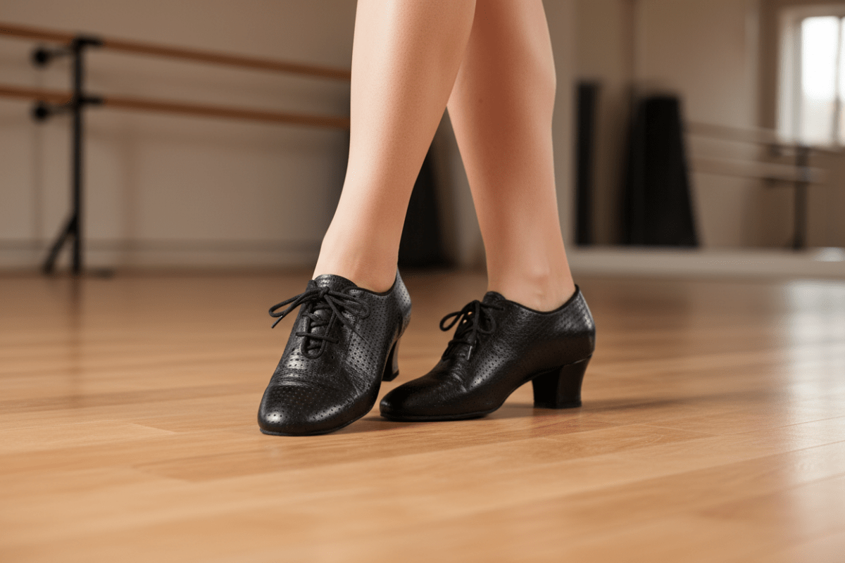 Aida 121D - Black Leather - AIDA DANCE CANADA - Wedance
