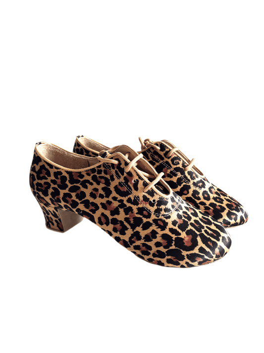 Aida Dance 121D LEOPARD - Women's Practice / Teacher Dance Shoes, Fully Customizable, Professional Dance Shoes