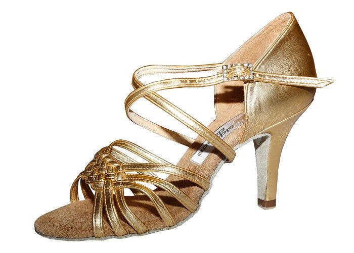 Aida Dance Andra 080 E  - Women's Latin Dance Shoes, Natural Suede Insole, Fully Customizable, Professional Dance Shoes