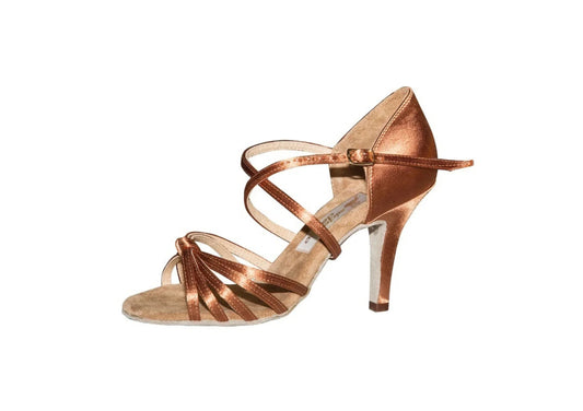 Aida Dance Cheyenne 081 E - Women's Latin Dance Shoes, Natural Suede Insole, Fully Customizable, Professional Dance Shoes