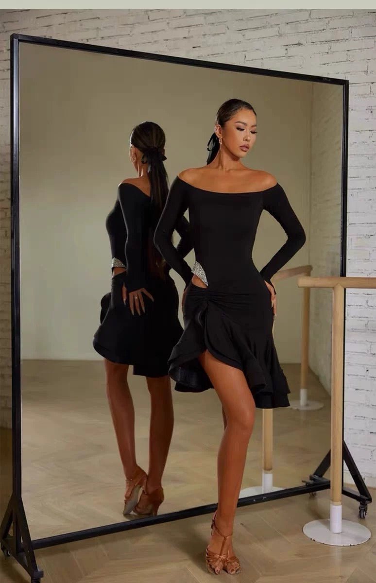 Dreamy Ballroom Latin Salsa Dance Dress - ZYM - Wedance