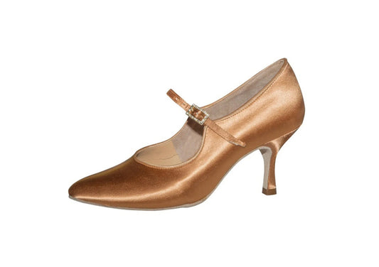 Aida Dance Edita 044 - Women's Ballroom Dance Shoes, Natural Suede Insole, Fully Customizable, Professional Dance Shoes