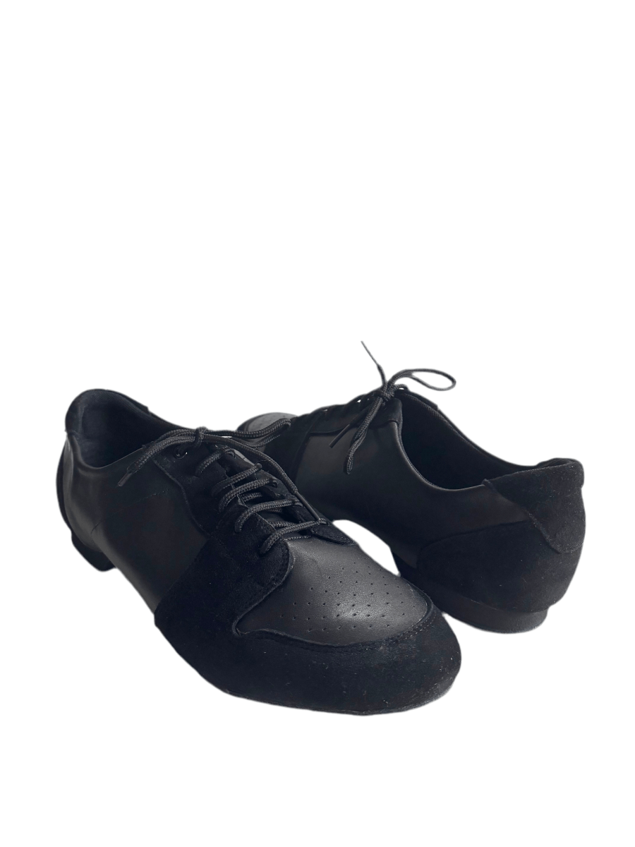 BD Dance GT-2 - Men’s Latin Dance Shoes, Leather+Nabuck, Salsa & Bachata
