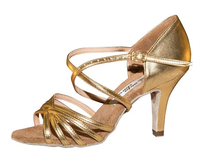 Aida Dance Karina 070 E - Women's Latin Dance Shoes, Natural Suede Insole, Fully Customizable, Professional Dance Shoes