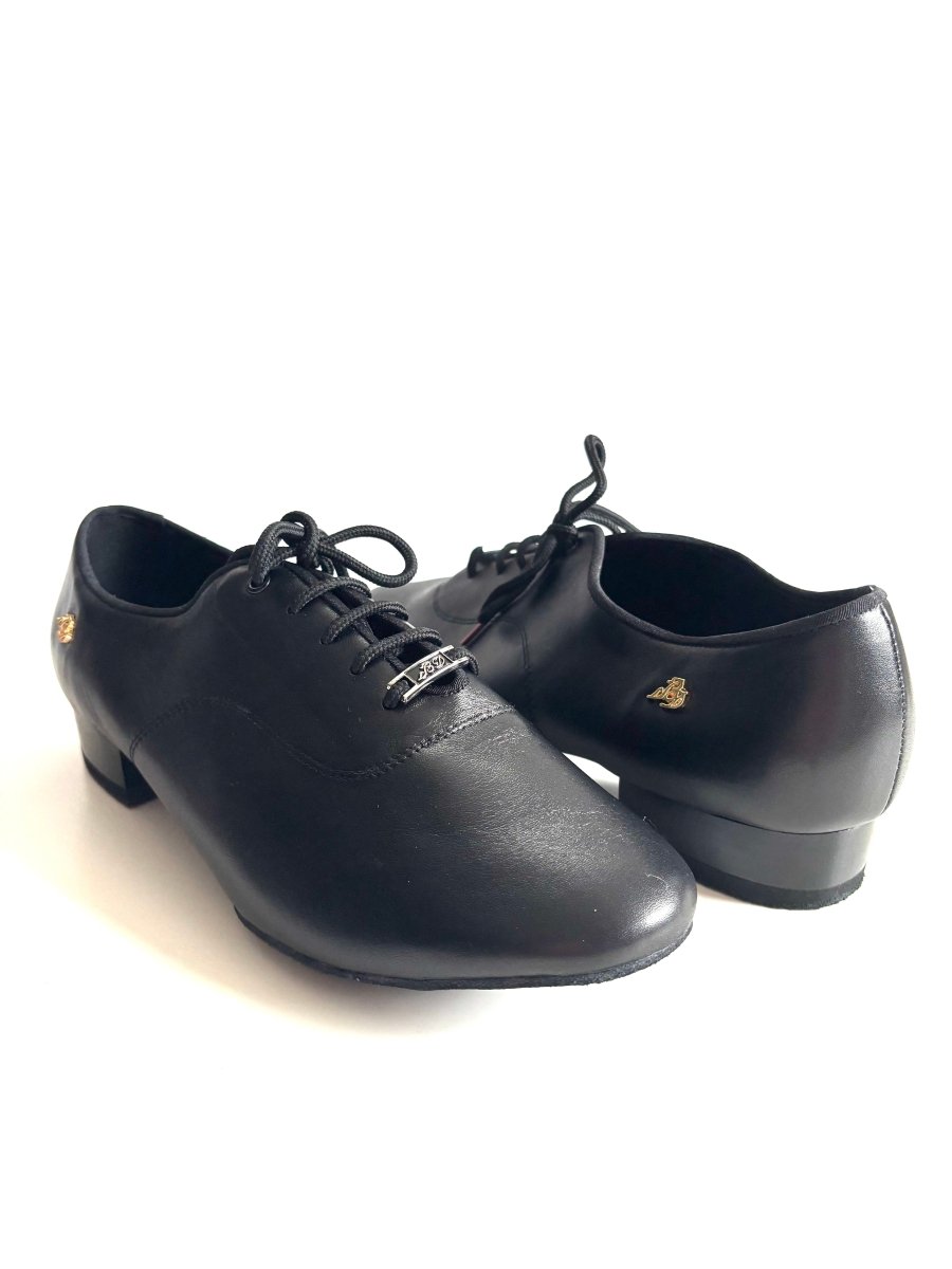 BD Dance Leon - Men’s Standard or Ballroom Dance Shoes, Leather, Waltz, Tango, Foxtrot