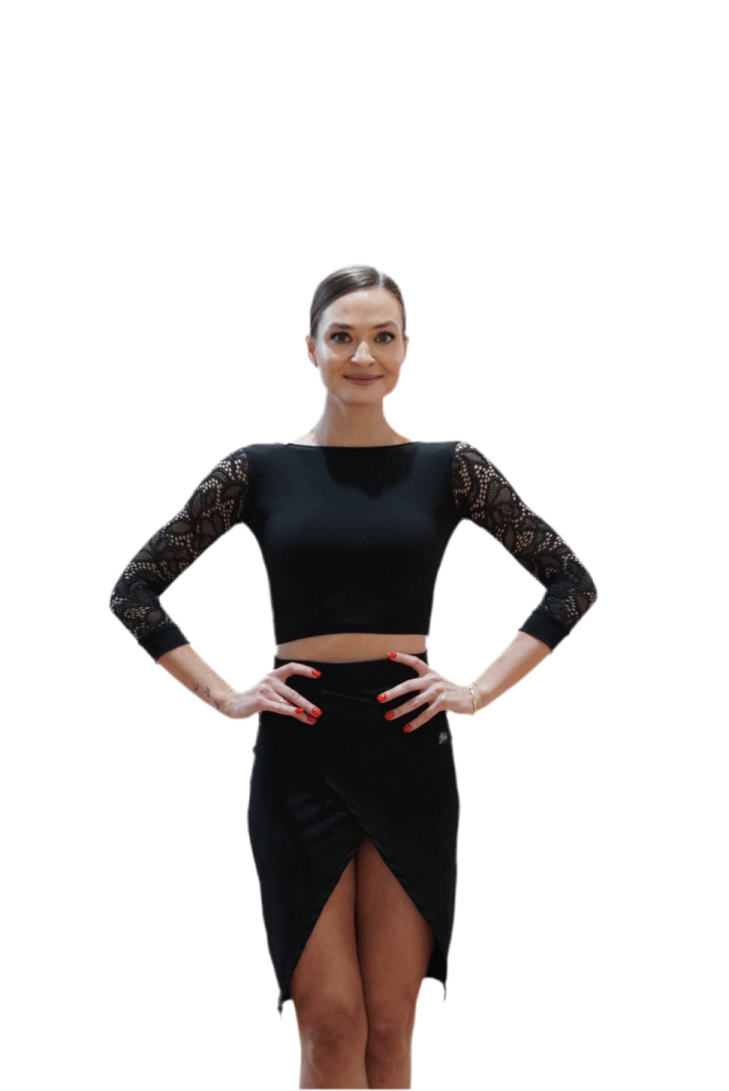 Ballroom Latin Salsa Dance Leotard K475DR - DanceMe - Wedance