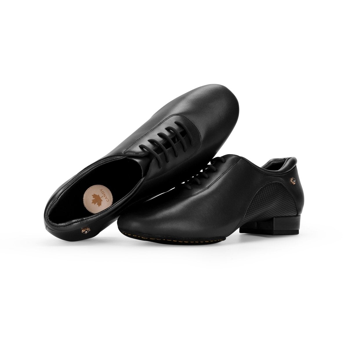 MS102 Men’s Leather Ballroom Dance Shoes – Lightweight, Breathable, Split Sole - Best selling - CANDY Dance Shoes - Wedance