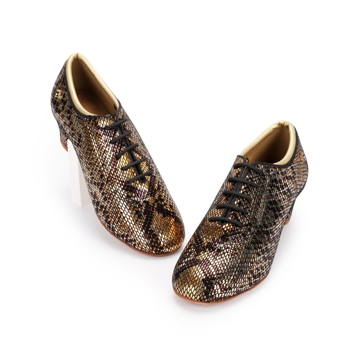 WP050 Candy WP050 Gold Snake Ballroom Dance Shoes – Split Sole - Best selling - CANDY Dance Shoes - Wedance