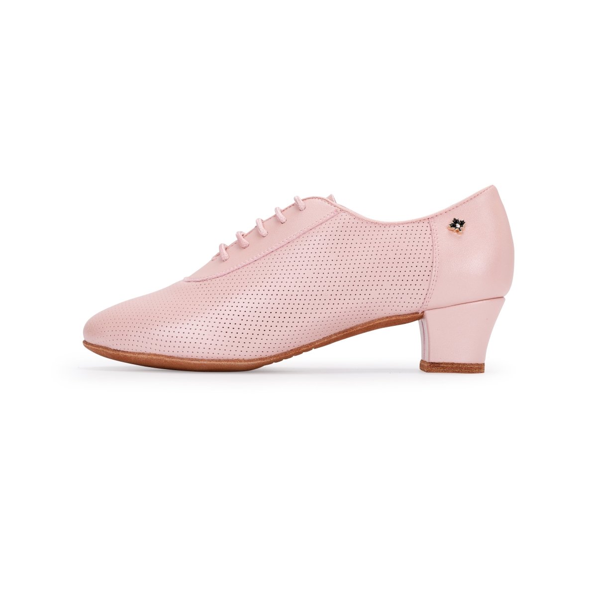 WP051 Practice Matte Pink Leather Dance Shoes - Best selling - CANDY Dance Shoes - Wedance