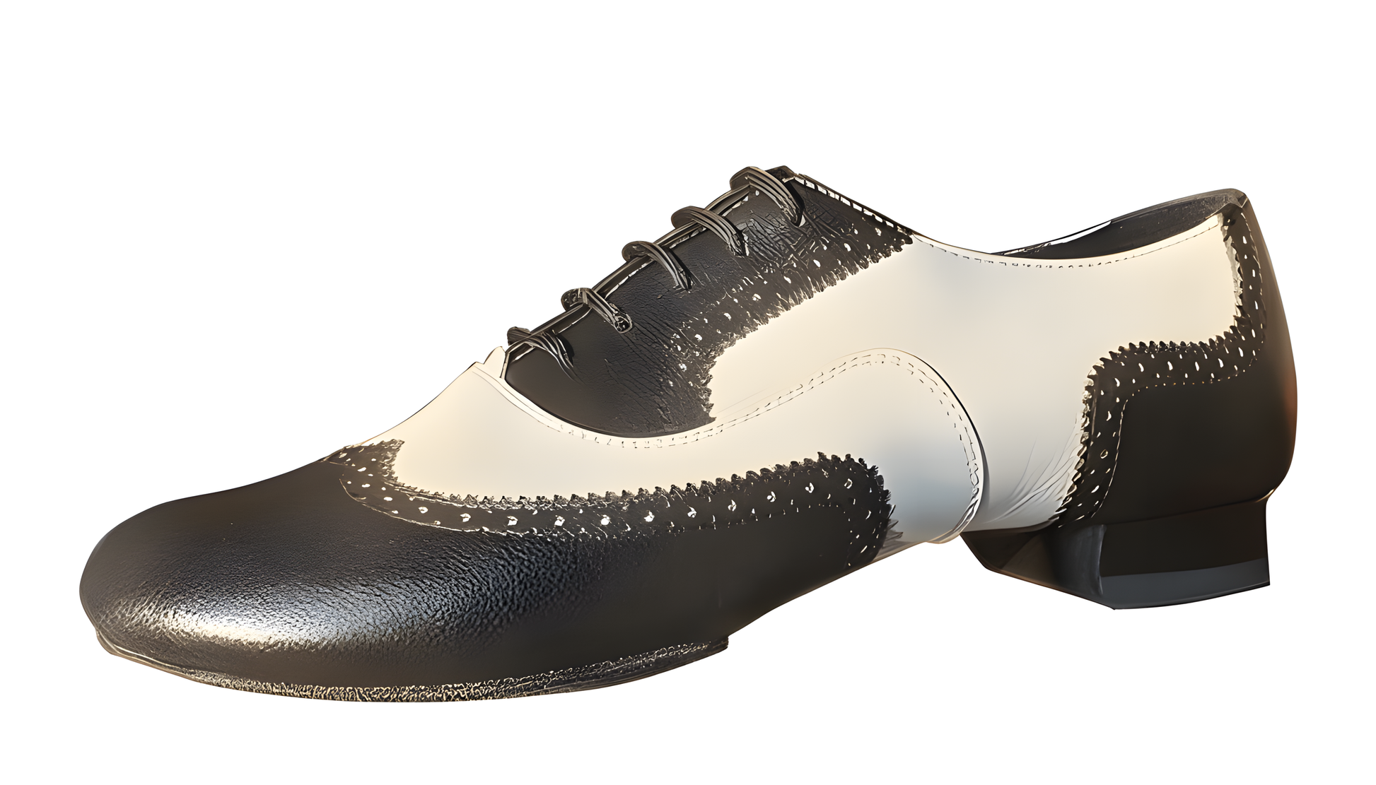 140 Black & White Natural leather upscaled