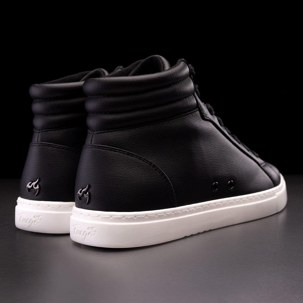 Fuego Black High-Top Dance Sneakers