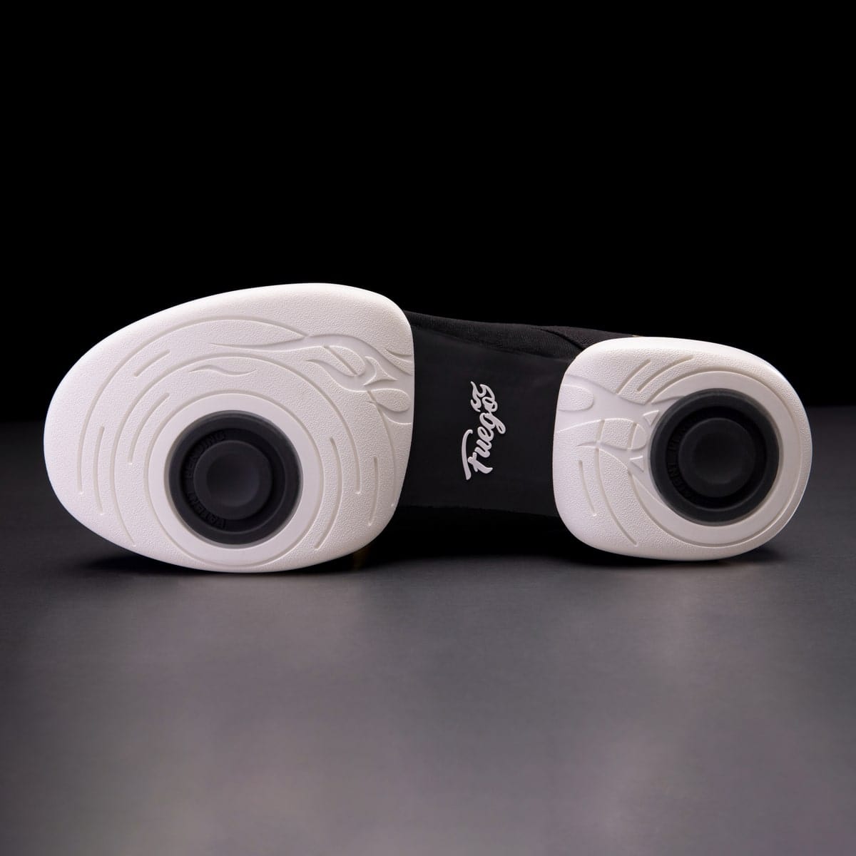 Fuego Black Split-Sole Dance Sneakers