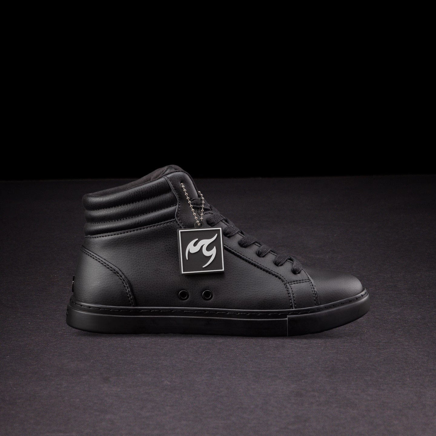 Fuego All-Black High-Top Dance Sneakers