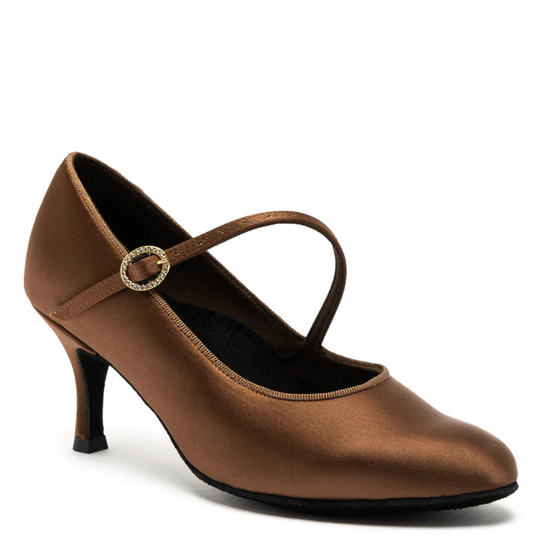 ICS RoundToe SingleStrap IDS Ladies Ballroom Dance Shoes