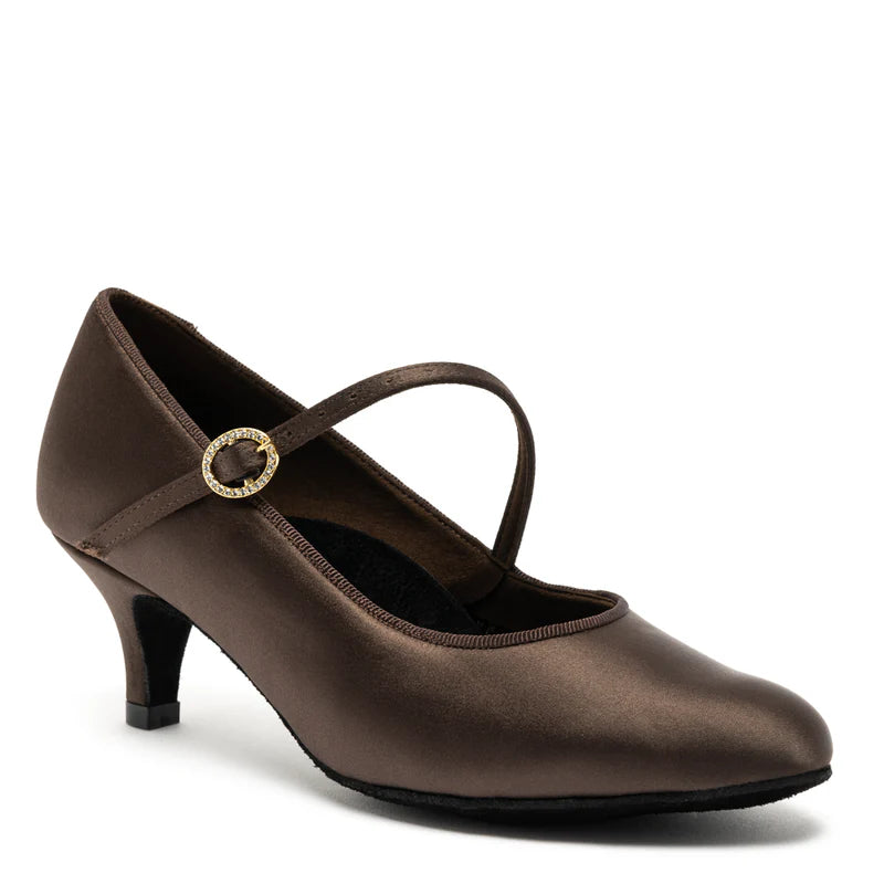 ICS RoundToe SingleStrap IDS Ladies Ballroom Dance Shoes