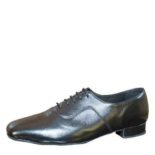 AIDA 112 – Men's Standard Dance Shoes — Black Leather