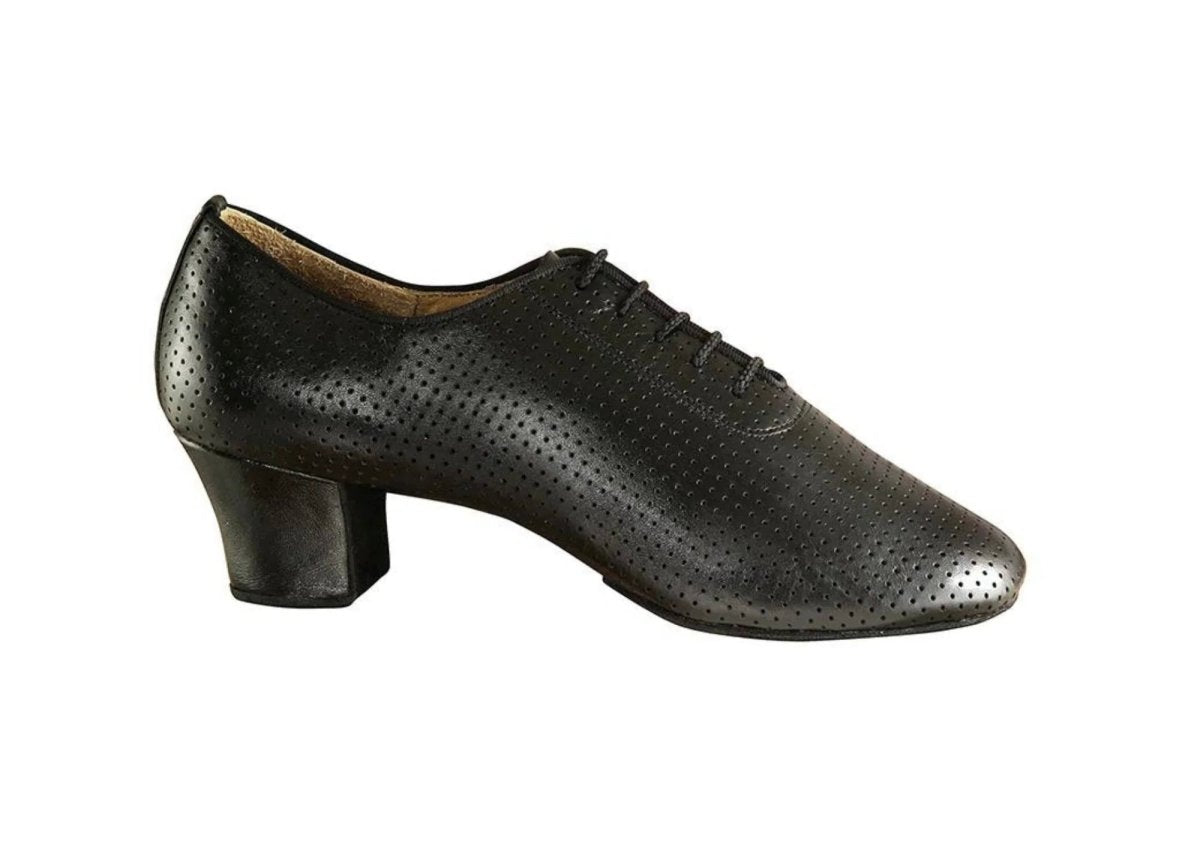 Aida Dance Shoes for Women 121D, Practice or Teacher - Black Leather