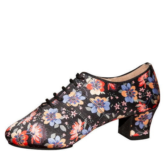 AIDA 121D – Women's Latin Practice Dance Shoes — Floral 2