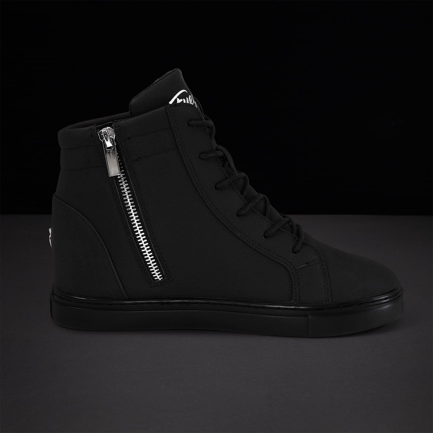 Fuego All-black Wedge Dance Sneakers