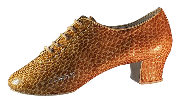 AIDA 121D – Women's Latin Practice Dance Shoes — Alligator Camel