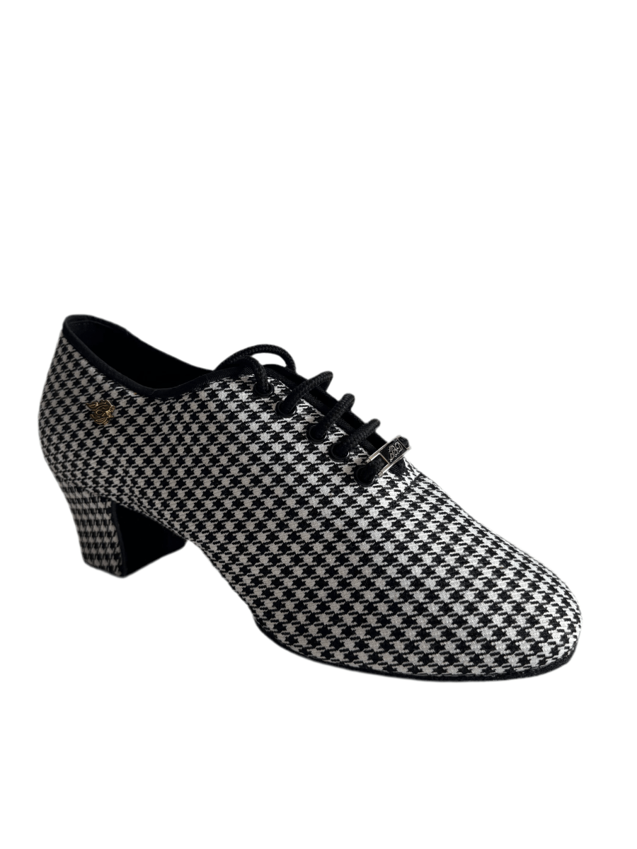 BD Dance T1 Houndstooth women's practice dance shoes, split sole