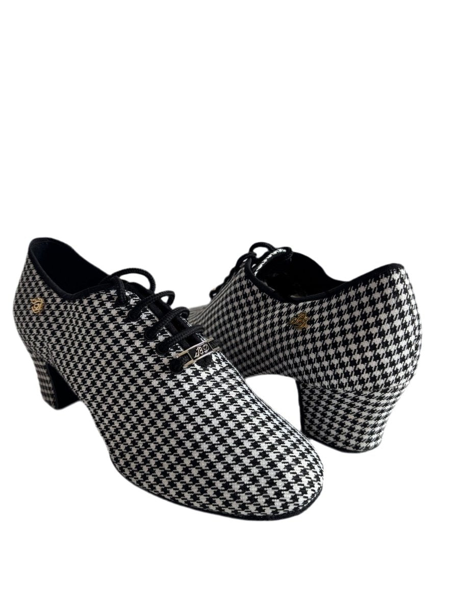 BD Dance T1 Houndstooth women's practice dance shoes, split sole