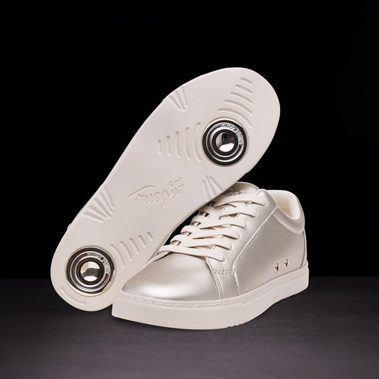 Fuego Champagne Low-Top Dance Sneakers