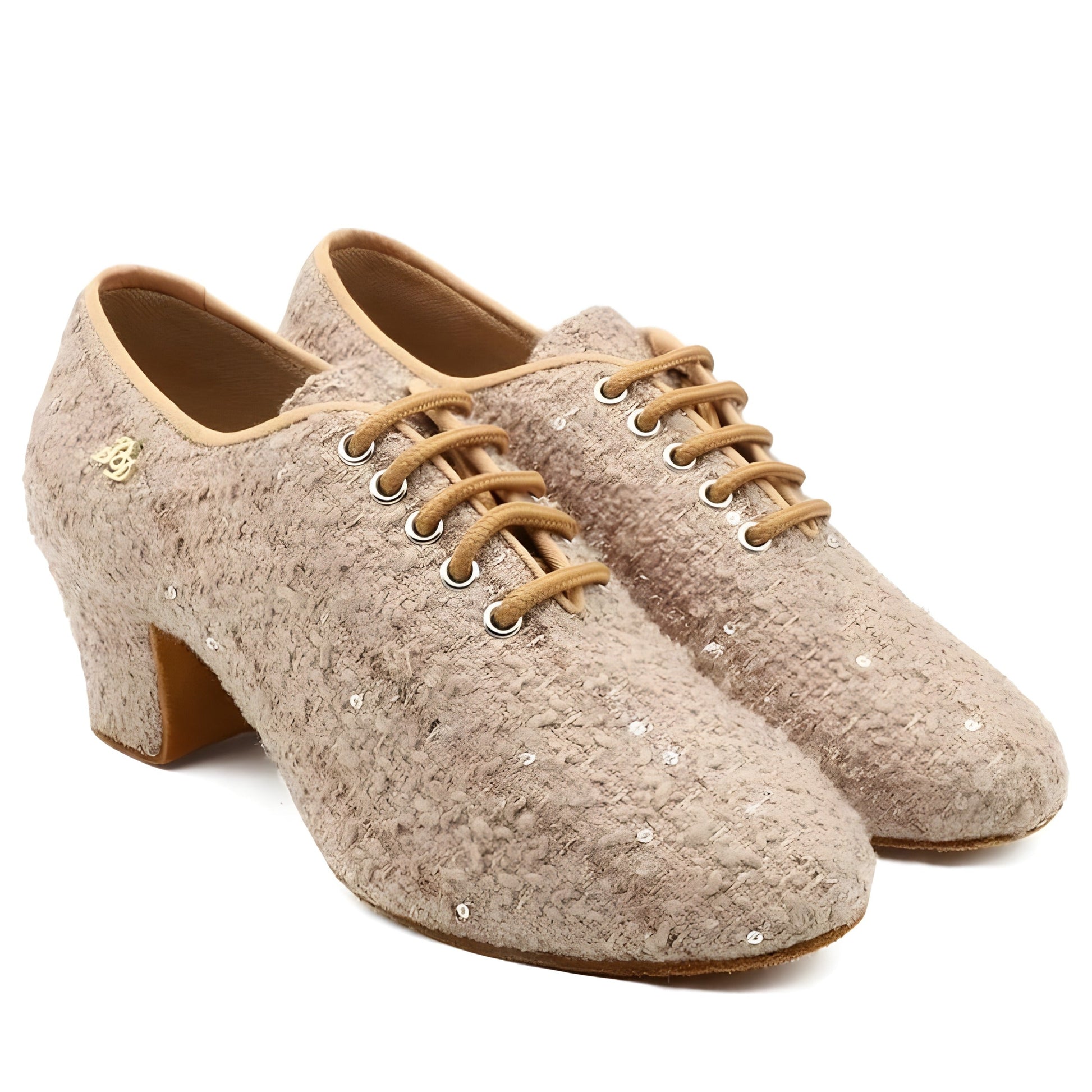 Coco Tweed Women's Latin Dance Shoes — Nude