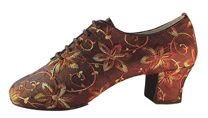 AIDA 121D – Women's Latin Practice Dance Shoes — Embroidered 6