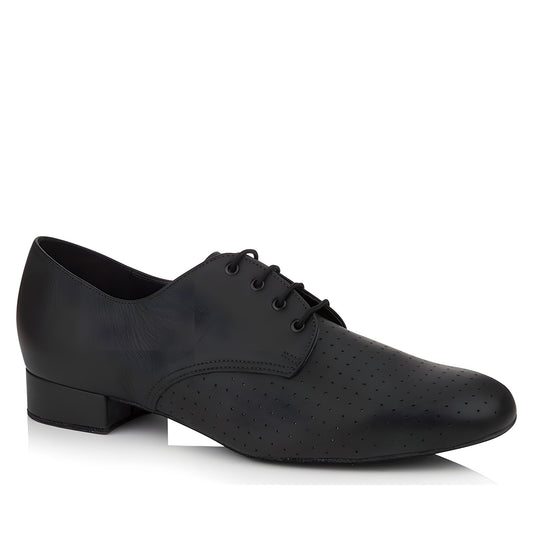 Davis — Freed of London Men's Ballroom Shoes — Black Leather