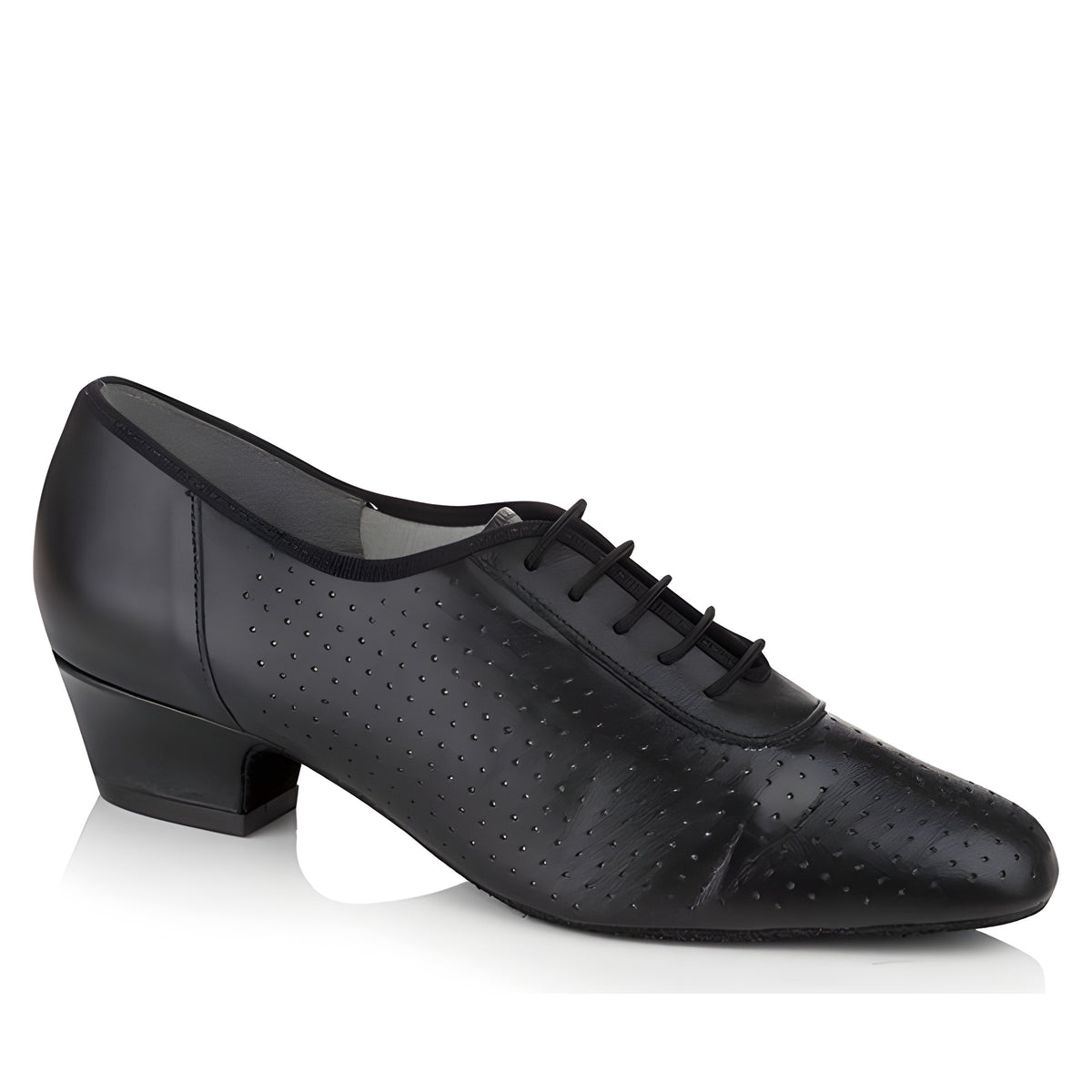 Quartz — Freed of London Ladies Ballroom Shoes — Black Leather