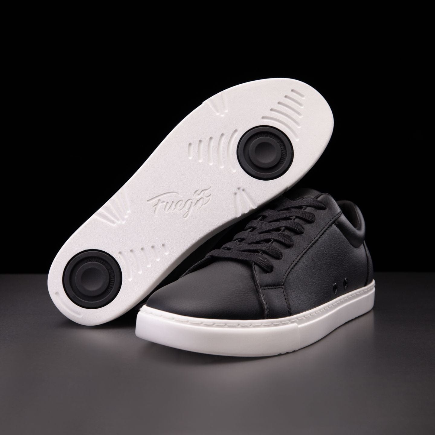 Fuego Black Low-Top Dance Sneakers