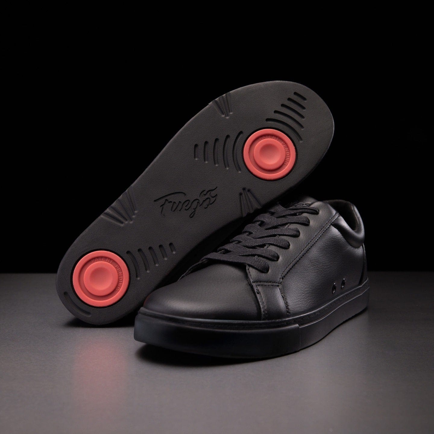 Fuego Low-Top Dance Sneakers — All-Black
