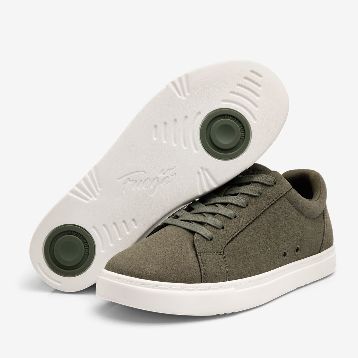 Fuego Low-Top Dance Sneakers — Pine Green