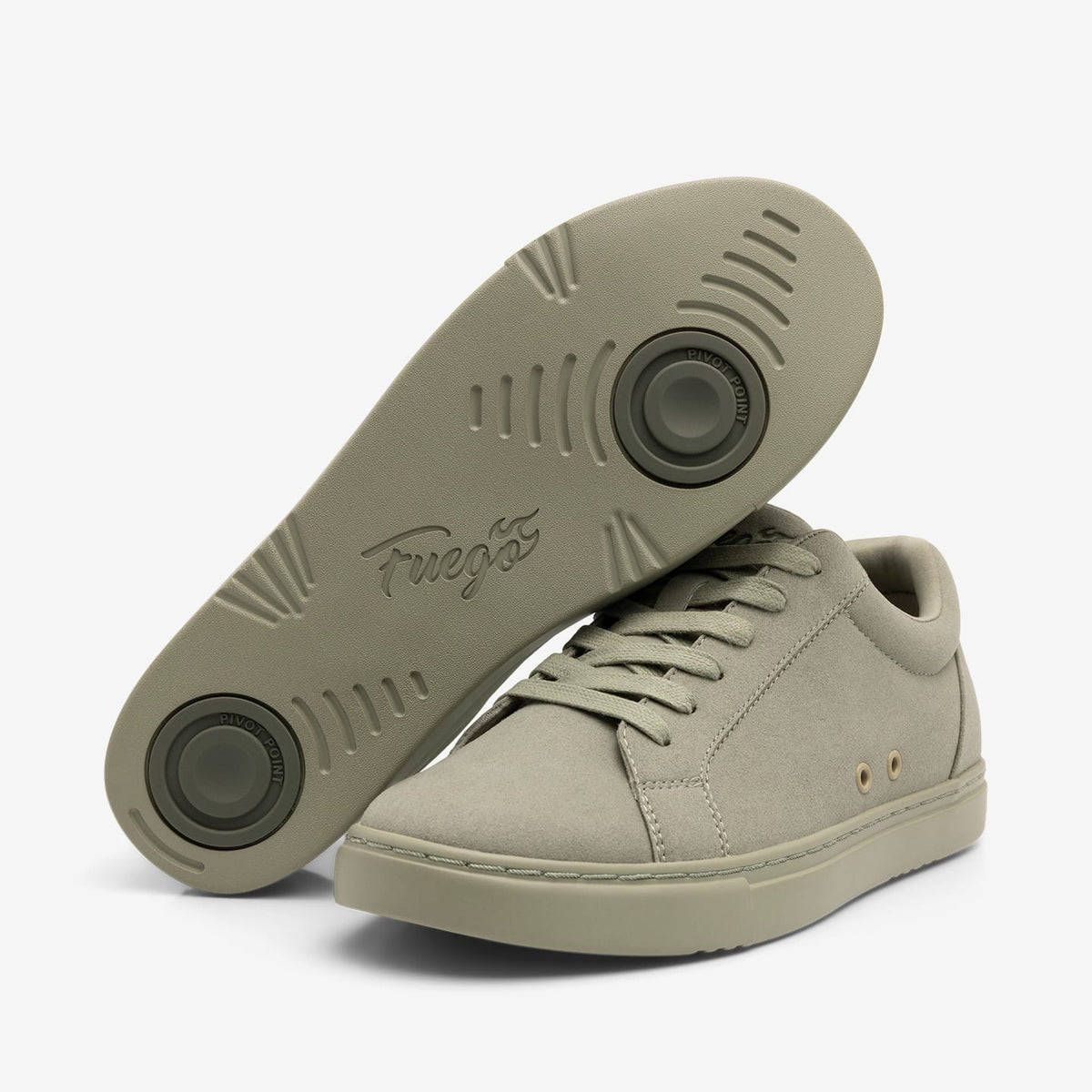 Fuego Low-Top Dance Sneakers — Sage