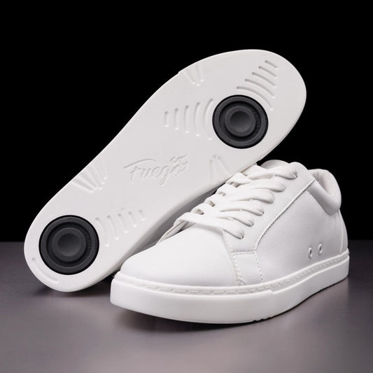 Fuego Low-Top Dance Sneakers — White