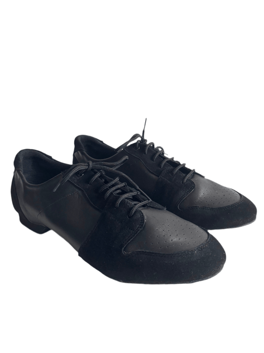 BD Dance GT-2 - Men’s Latin Dance Shoes, Leather+Nabuck, Salsa & Bachata