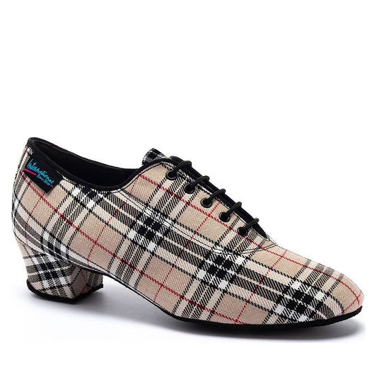 ids-heather-split-beige-check-practice-dance-shoes