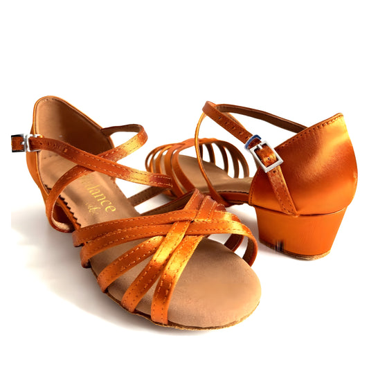 kids-latin-dance-shoes-tan-satin