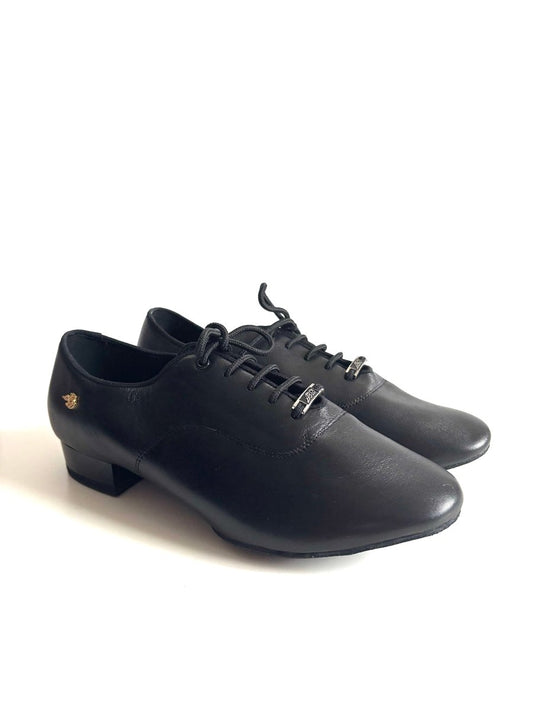 BD Dance Leon - Men’s Standard or Ballroom Dance Shoes, Leather, Waltz, Tango, Foxtrot