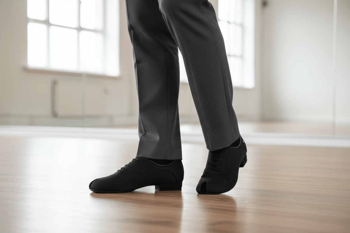 MS101 Men’s Canvas Ballroom Dance Shoes – Lightweight, Breathable, Split Sole - Best selling - CANDY Dance Shoes - Wedance