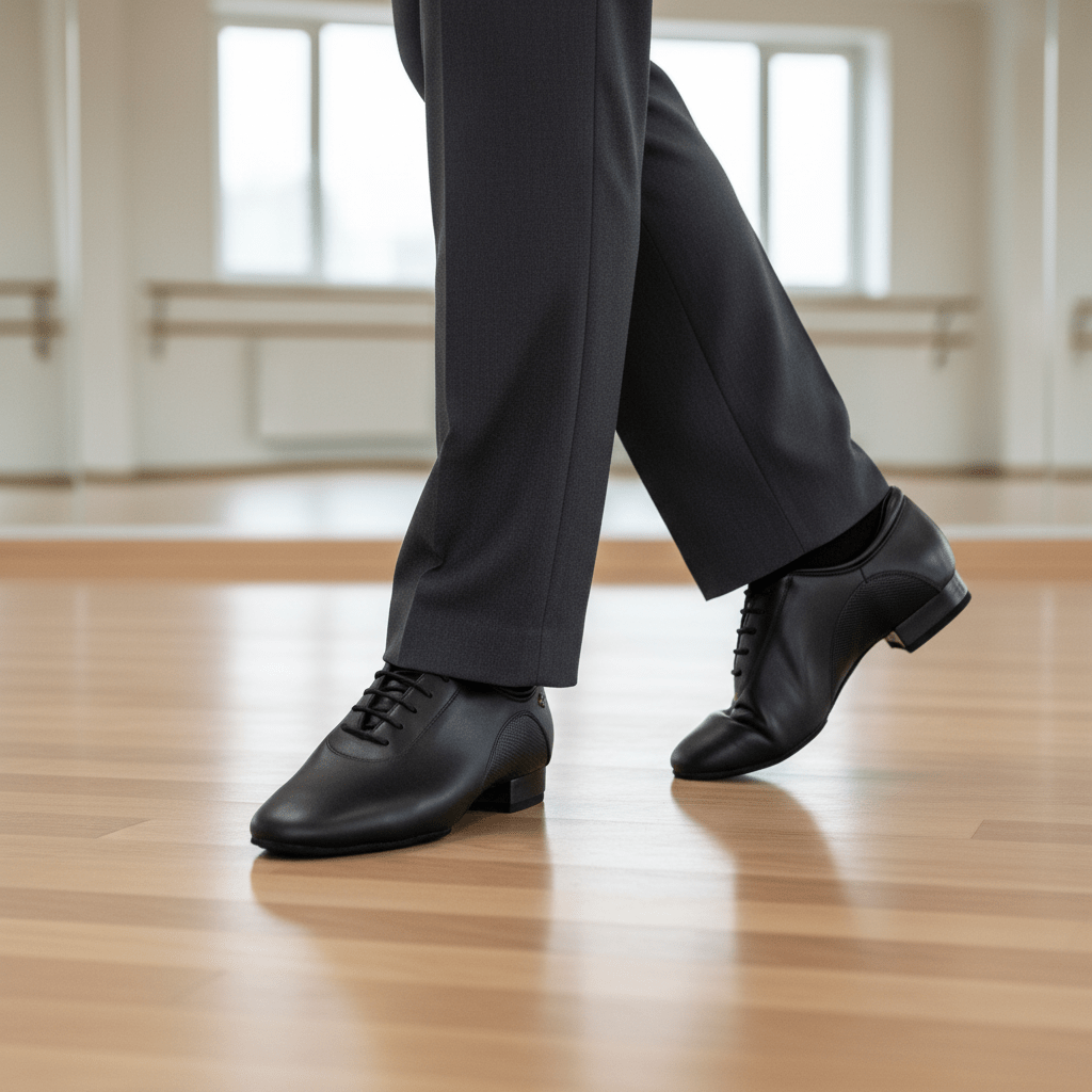 MS102 Men’s Leather Ballroom Dance Shoes – Lightweight, Breathable, Split Sole - Best selling - CANDY Dance Shoes - Wedance
