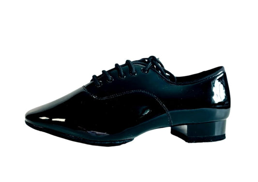 Men's Standard Ballroom Dance Shoes, Black Patent