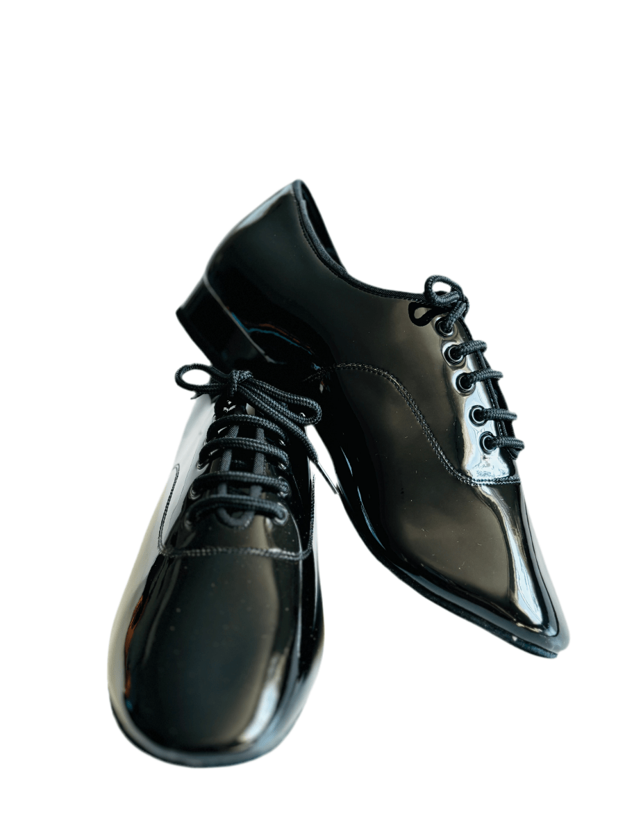 Men's Standard Ballroom Dance Shoes, Black Patent