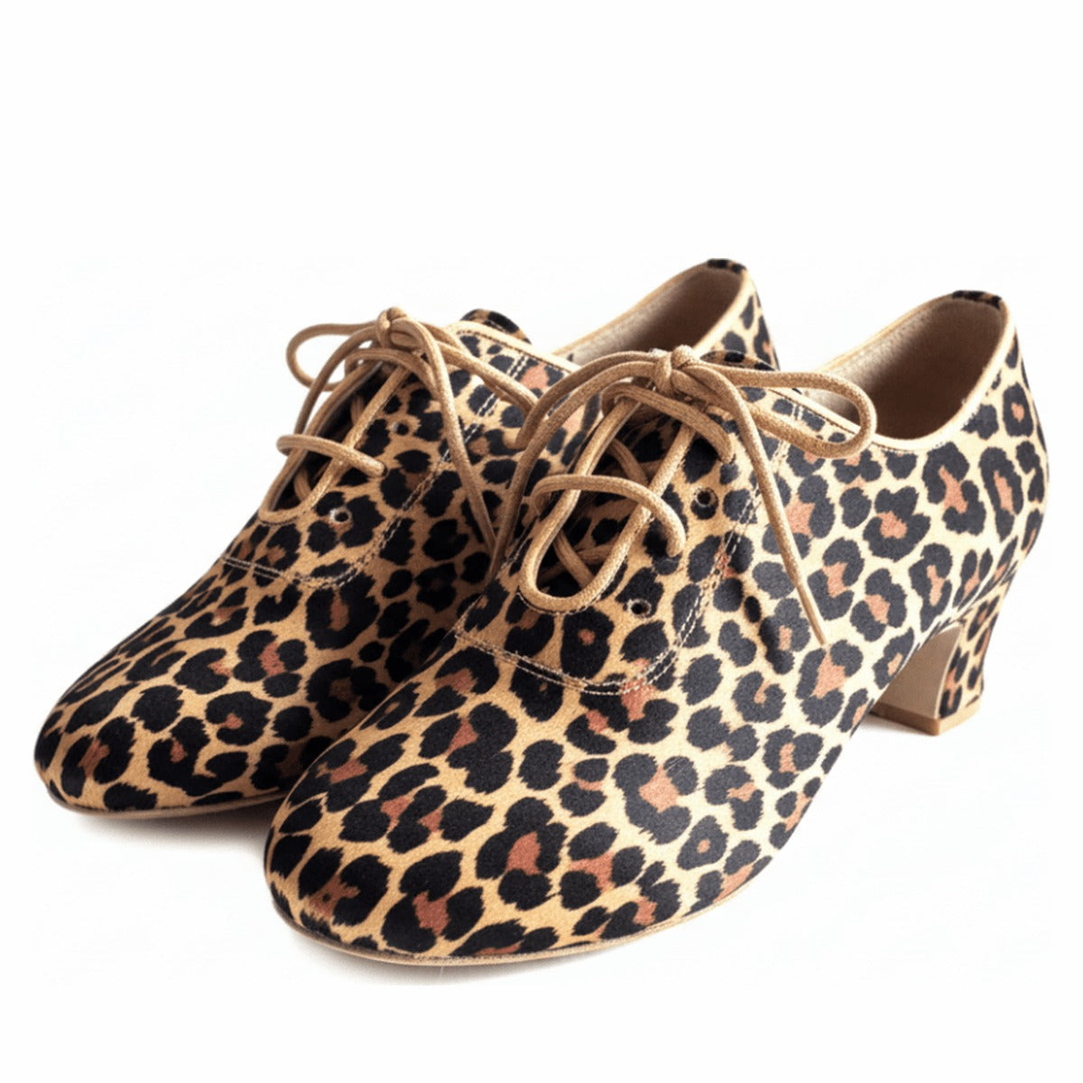 AIDA 121D - Satin Leopard, hand made shoes, split sole - AIDA DANCE CANADA - Wedance