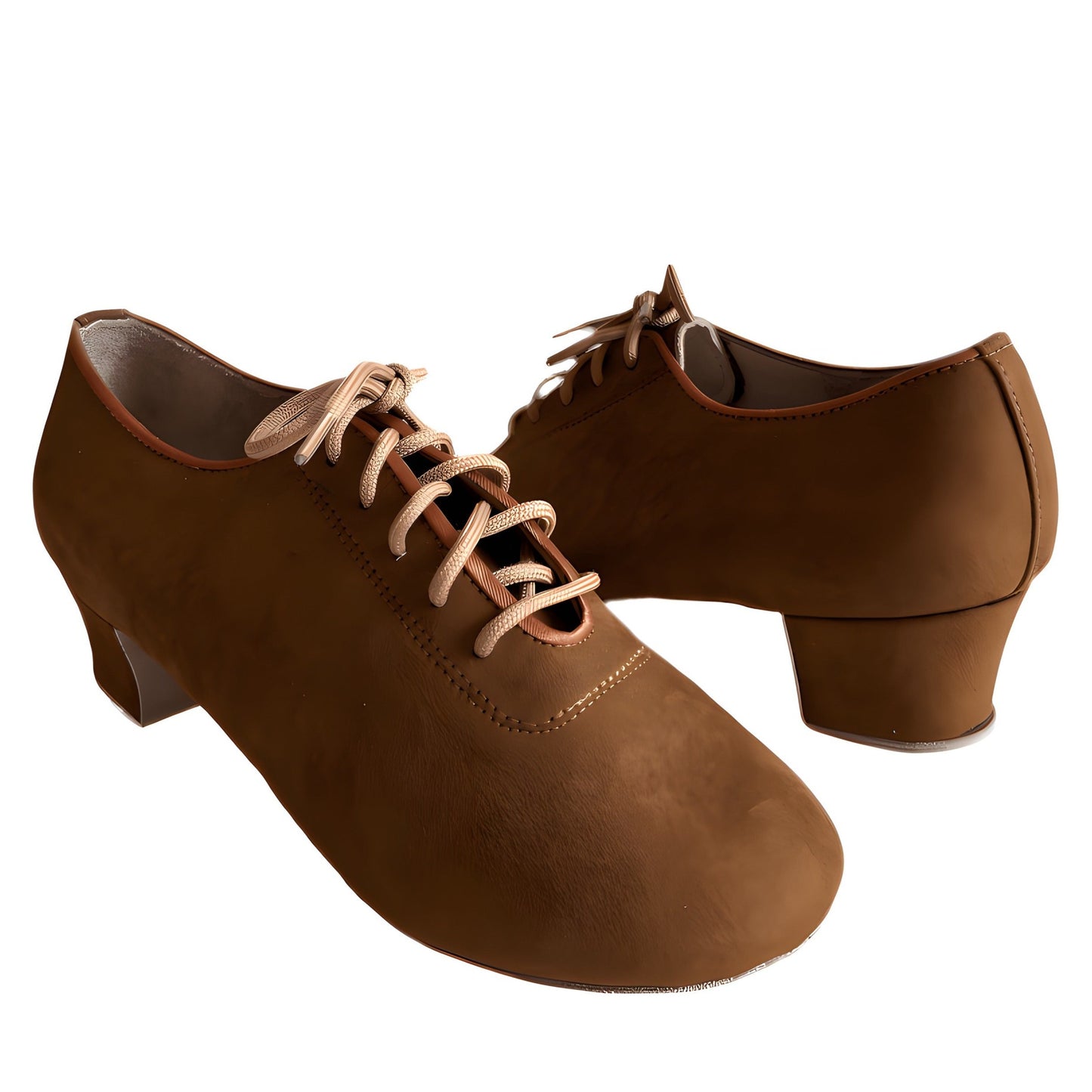 Aida 121D – Women's Latin Practice Dance Shoes — Dark Beige Suede