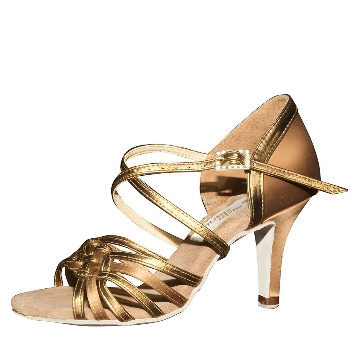 AIDA Yuliya Zubova 080S – Women's Latin Dance Shoes — Out Beige Leather